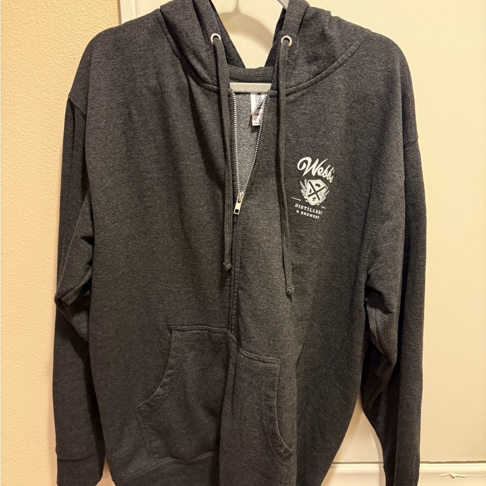 Men's Gray Hoodie Sweater